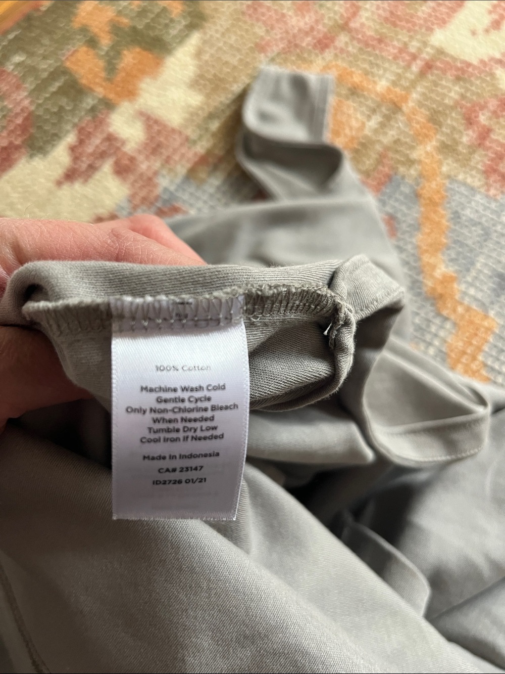 NWOT Haven Well Within  Cotton Interlock Dress Grey Size XL - Picture 10 of 10